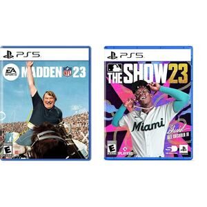 Sony PS5 MLB The Show 23 And Madden 23 Game Bundle, — Used, Tested & Working